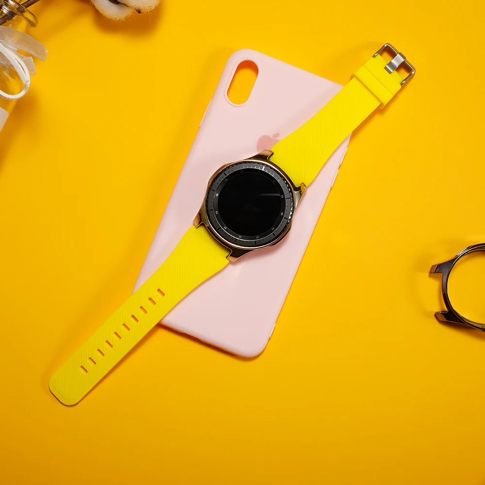 Case+strap For Samsung Galaxy watch 46mm 42m gear s3 frontier silicone watchband+TPU Protector cover correa protective 20mm 22mm image 4
