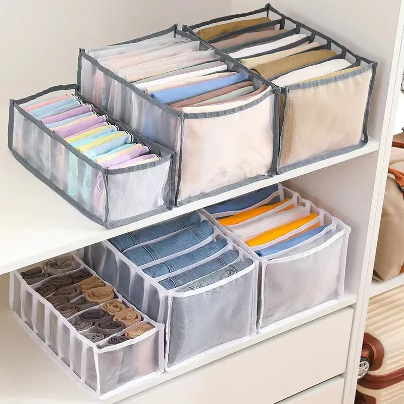 

Clothes Organizer Boxes, Jeans Storage Box, Panties Socks Storage Boxes, Wardrobe Organizer, Separator Boxes