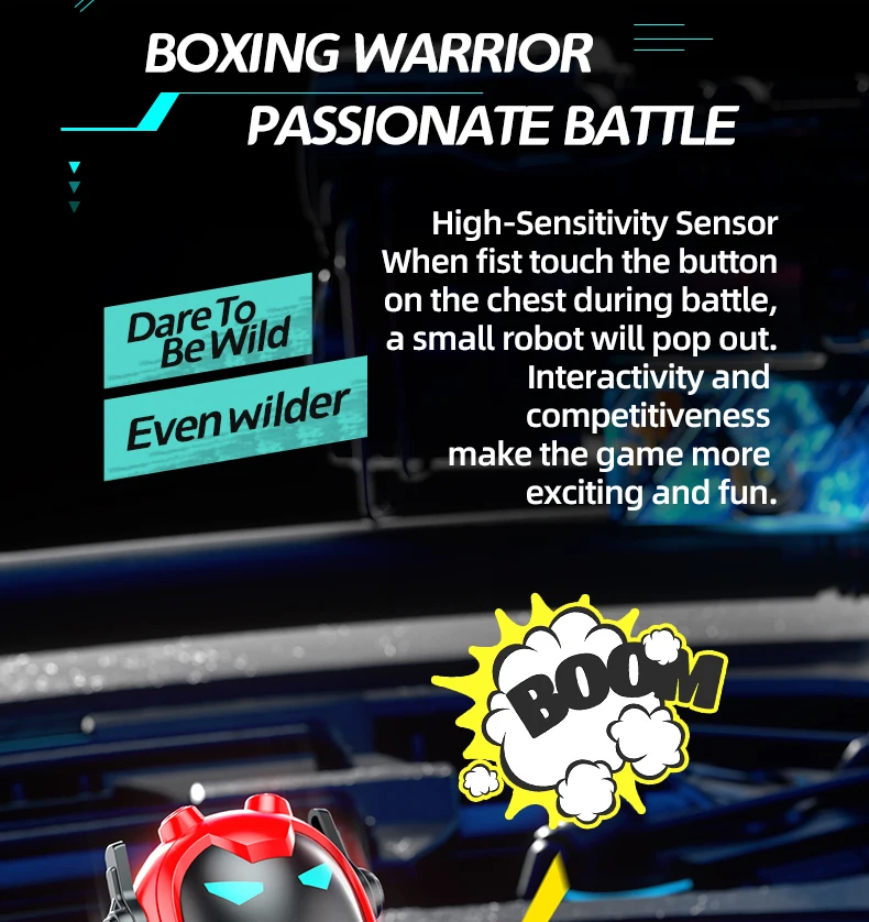 Battle RC Robot 2PCS  Interactive DIY Fighting RC Robot  For One Key DEMO Rotation LED Lighting RC Robot Toys