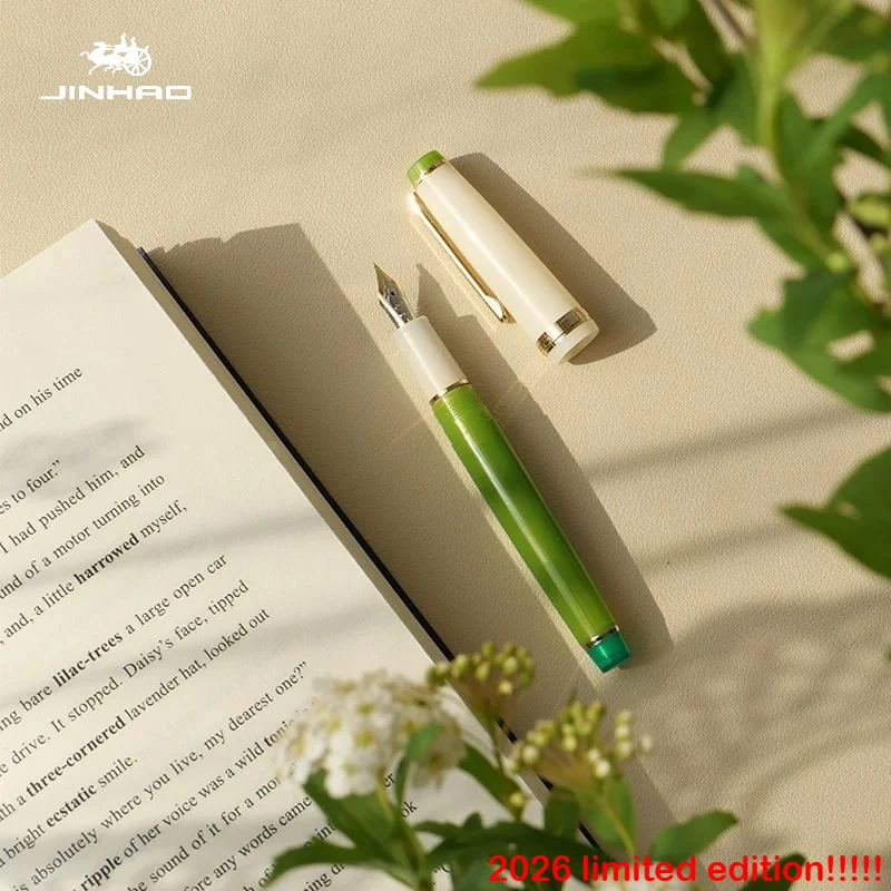 

2026 Limited Colors JINHAO 82 Fountain Pen Rose Gold Clip Macaron Color EF/F/M Calligraphy Pen Office School Supplies Stationery