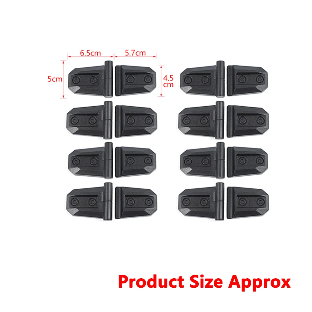 Car Door Hinge Covers for Suzuki Jimny 2019-2024 4-door Exterior Decorative Accessories Styling ABS Mouldings Protector Parts