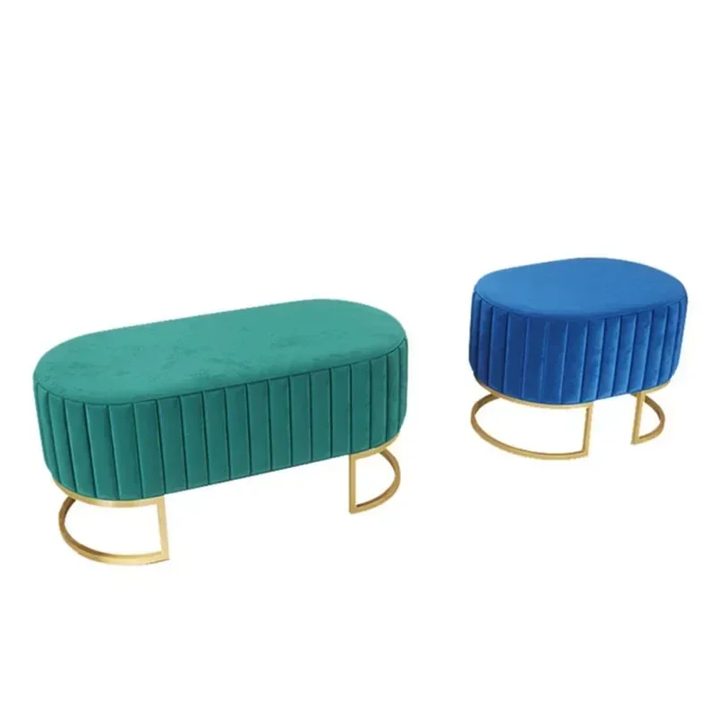 

Nordic Hallway Porch Leisure Ottomans Bench Minimalist Apartment Shoe Changing Stools Balcony Cafe Viila Casual Vanity Stool