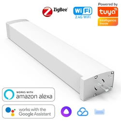 Tuya Zigbee Electric Curtain Motor Smart Blinds WiFi Smart Life APP Timing Remote Control Voice for Alexa Google Siri cortinas