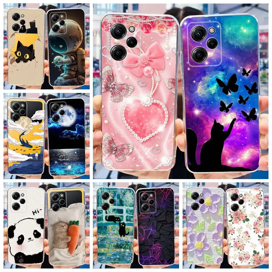 For Xiaomi Poco X5 Pro Case Luxury Popular Painted Cover Soft Silicone Phone Case For Xiaomi Poco X5 PocoX5 Pro 5G Fundas Bumper