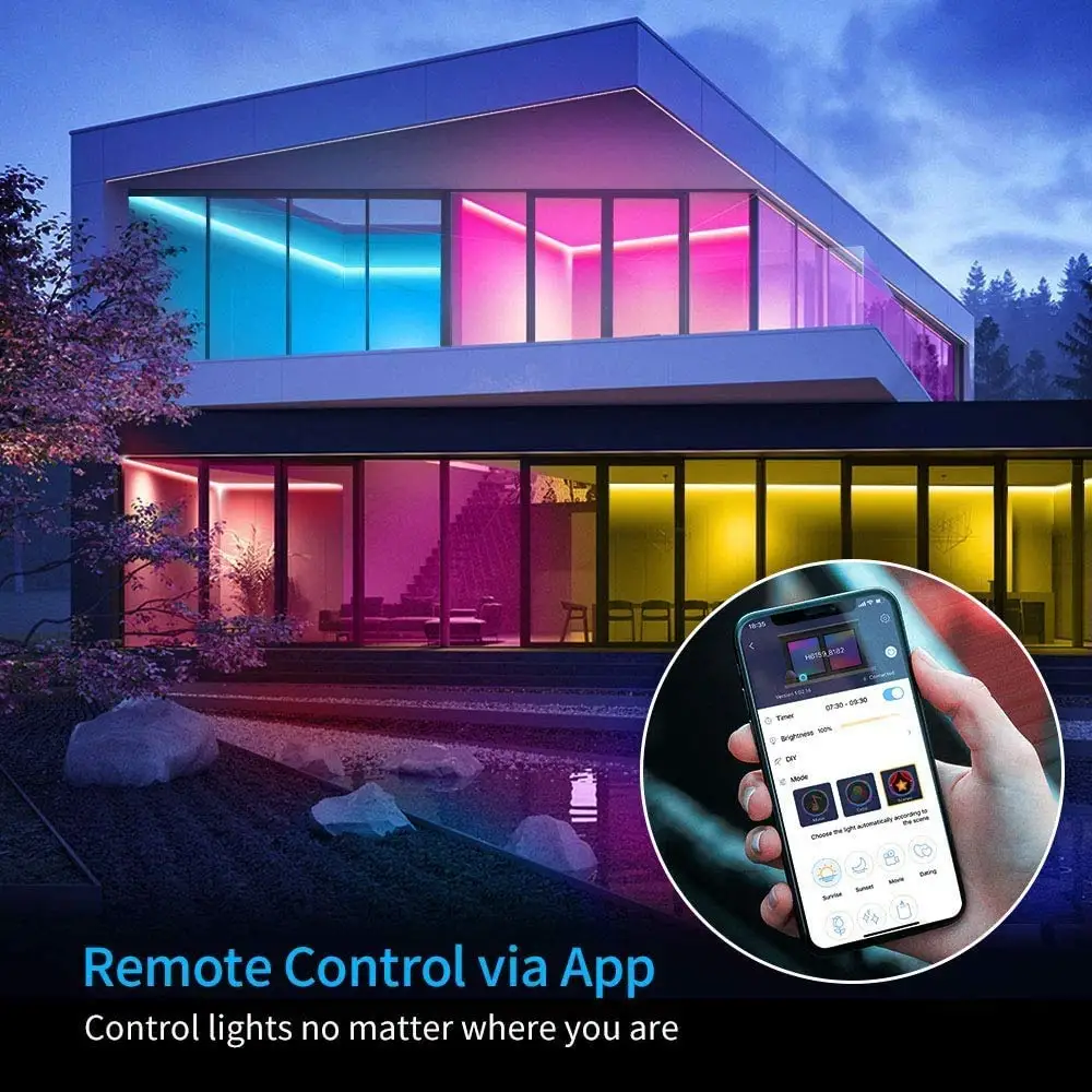 Światła LED do pokoju 5050 taśmy LED RGB taśmy nowe 44keys sterowanie Bluetooth do Hoom Decor kolor PC muzyka TV taśma oświetleniowa LED