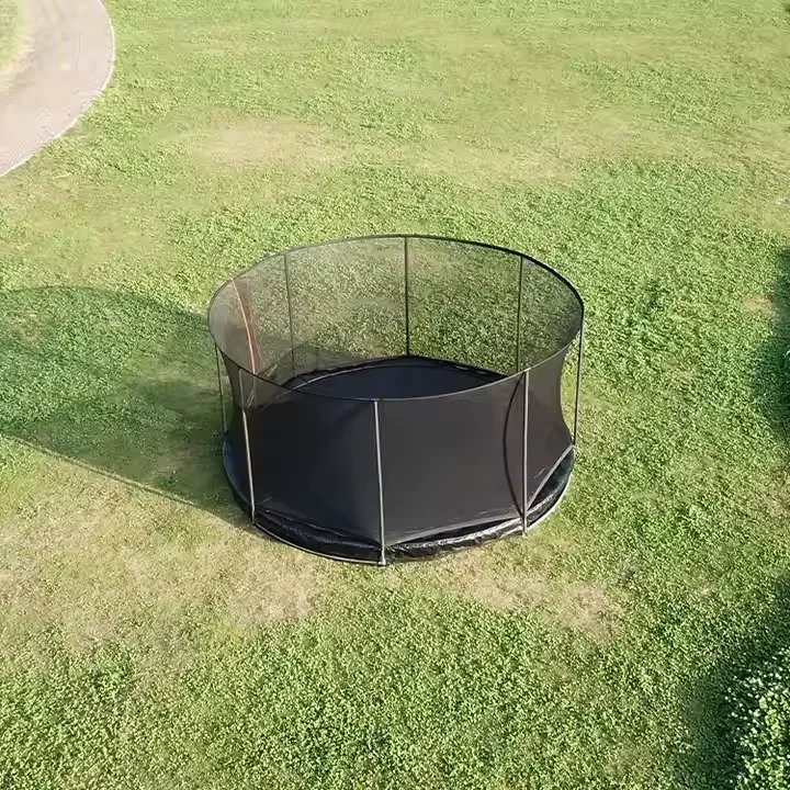 Foldable Indoor/Outdoor Trampoline Good Load-bearing For Three Years And Above For Garden Play