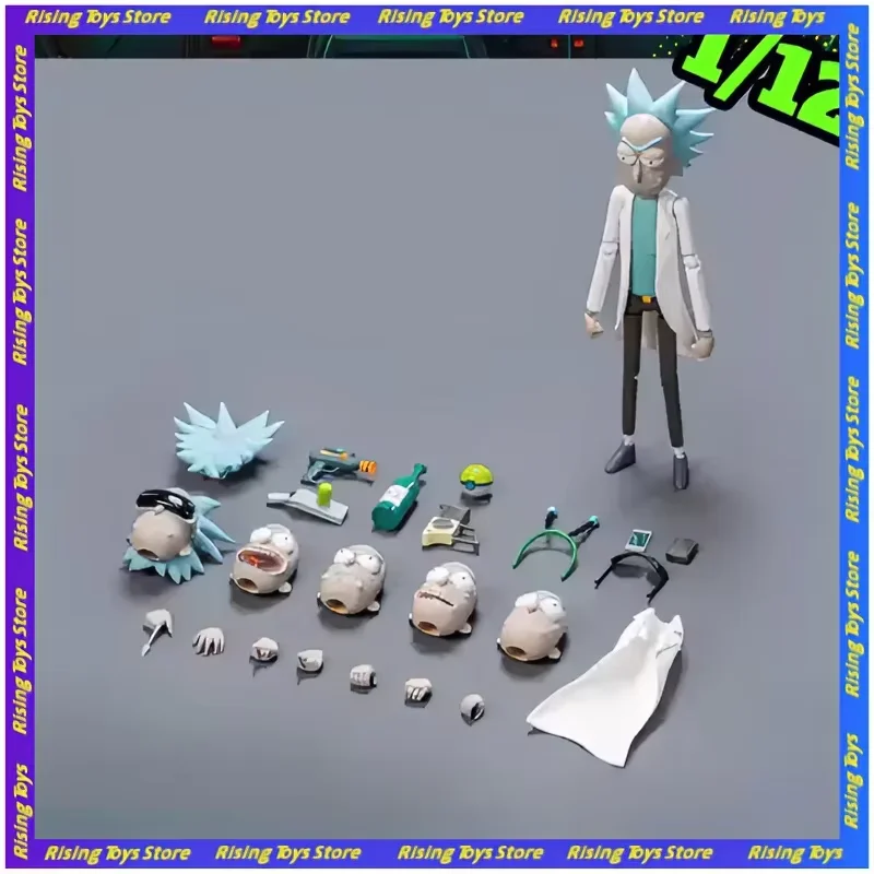 

Rick And Morty 1/12 Scale Action Figures, Desktop Decorations, Couple Toys, Birthday Gifts, Collector's Items, Boys' Toys.