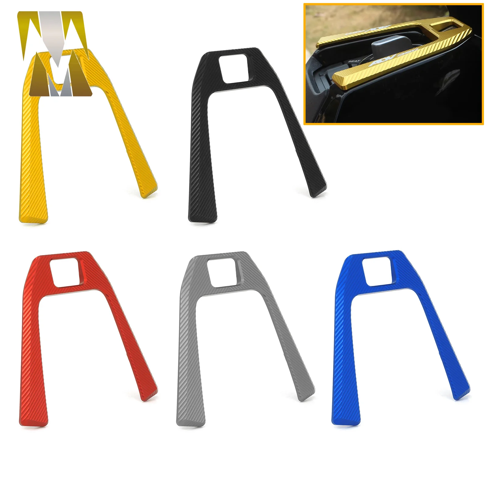 Electric Door Lock Cover Lgnition Key Cap Compatible with Honda ADV350 ADV 350 2021-2026 Motorcycle Accessories