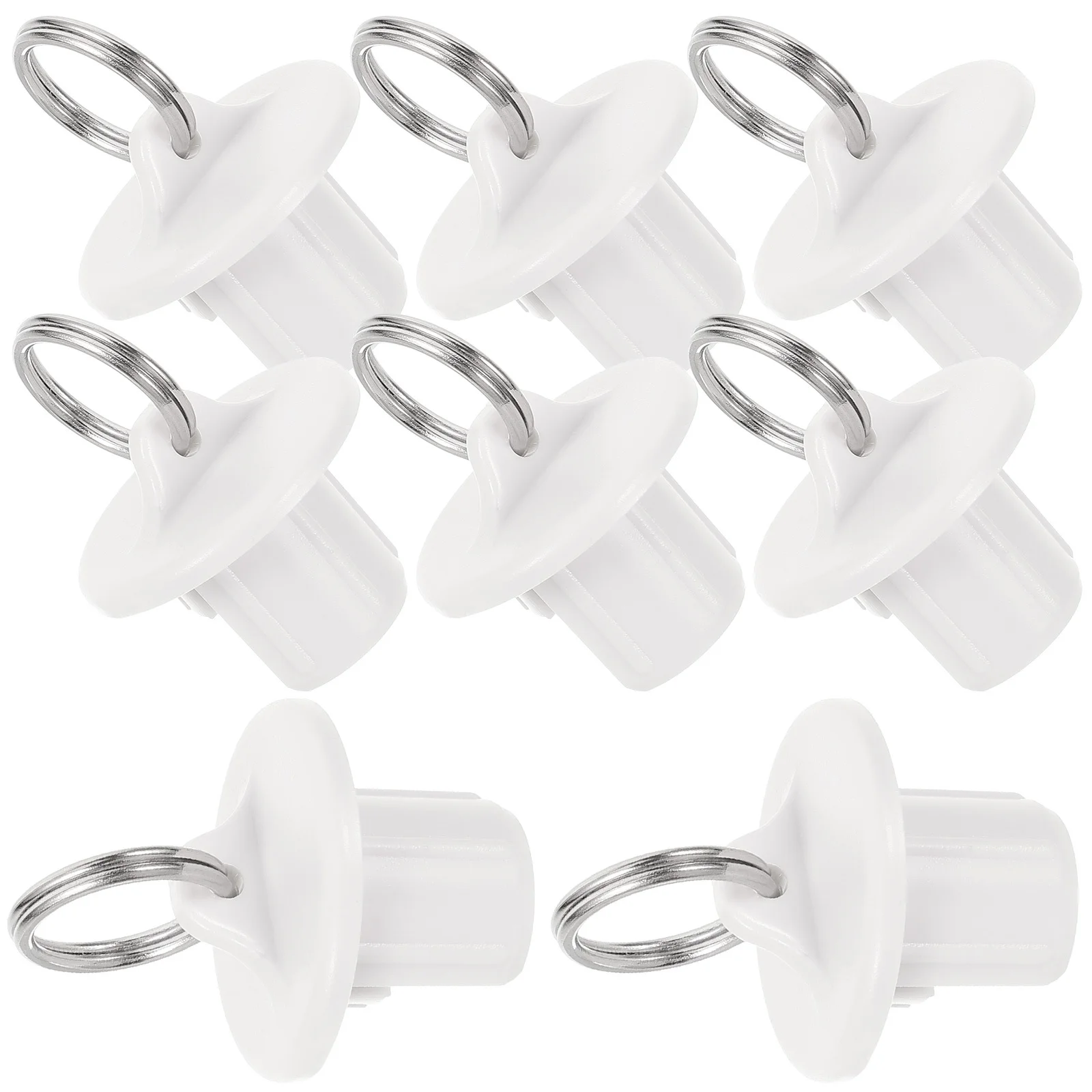 8 قطعة بنجي الحبل الأسود البلاستيك نهاية قبعات الأسطوانة حتى الستائر استبدال أجزاء في الهواء الطلق الستار يندبروف سدادة بنجي نهاية قبعات #2