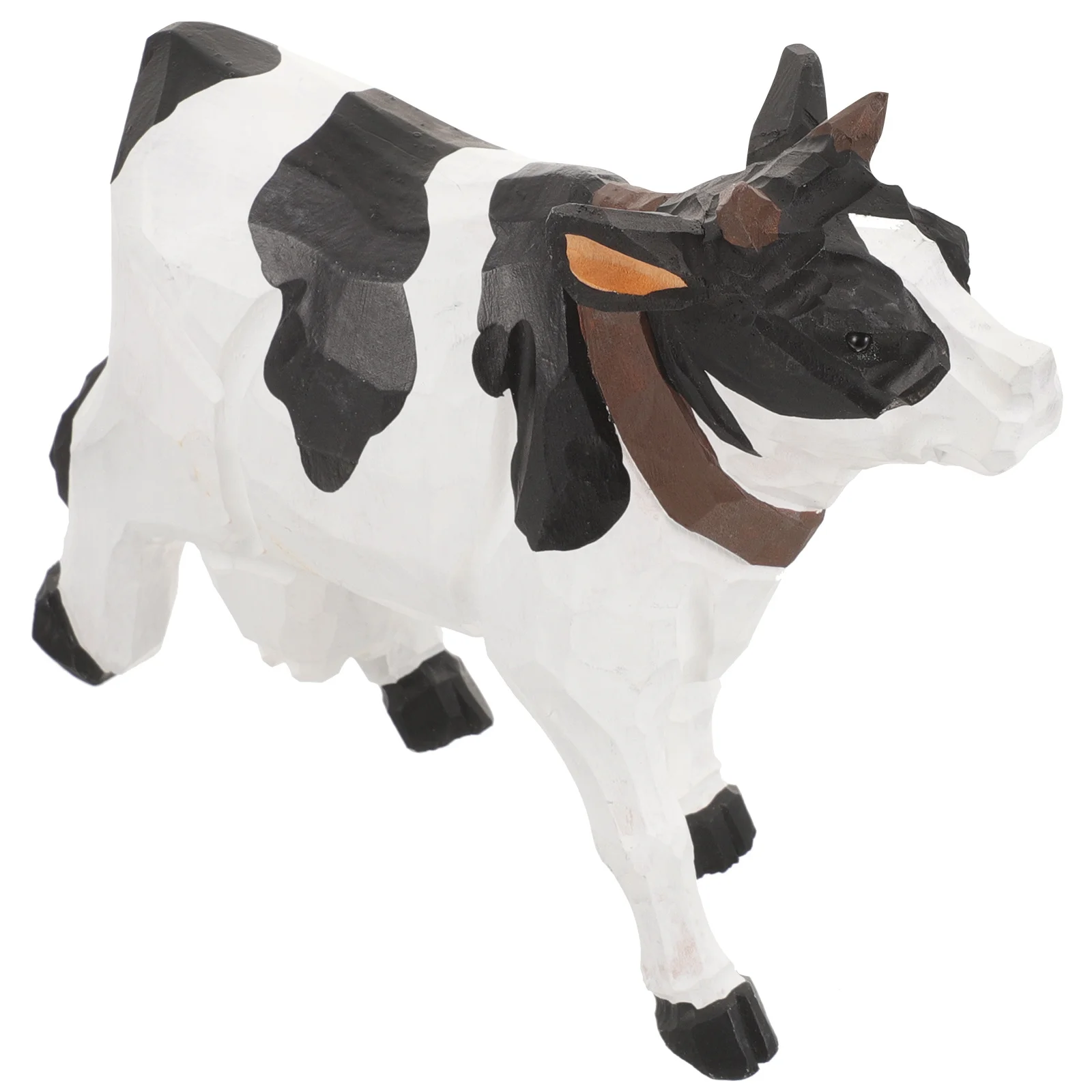 

Wooden Cow Figurines Handmade Animal Models For Garden Lawn Decor Desktop Small Ornaments Wood Craft Decorations