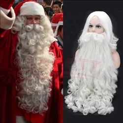 Festive Santa Hair and Beard Set for Christmas Dressing up - Lightweight and Stylish Costume Accessories for Holiday Parties