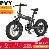 PVY Electric Bike TURBO Peak 500W Powerful Motor 48V13AH Ebike Shimano 7-Speed Gears 20*4.0 \
