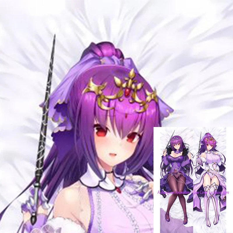 

Dakimakura Anime Pillow Cover Sgathaich Double Sided Print 2Way Bedding Festival Gifts Gifts