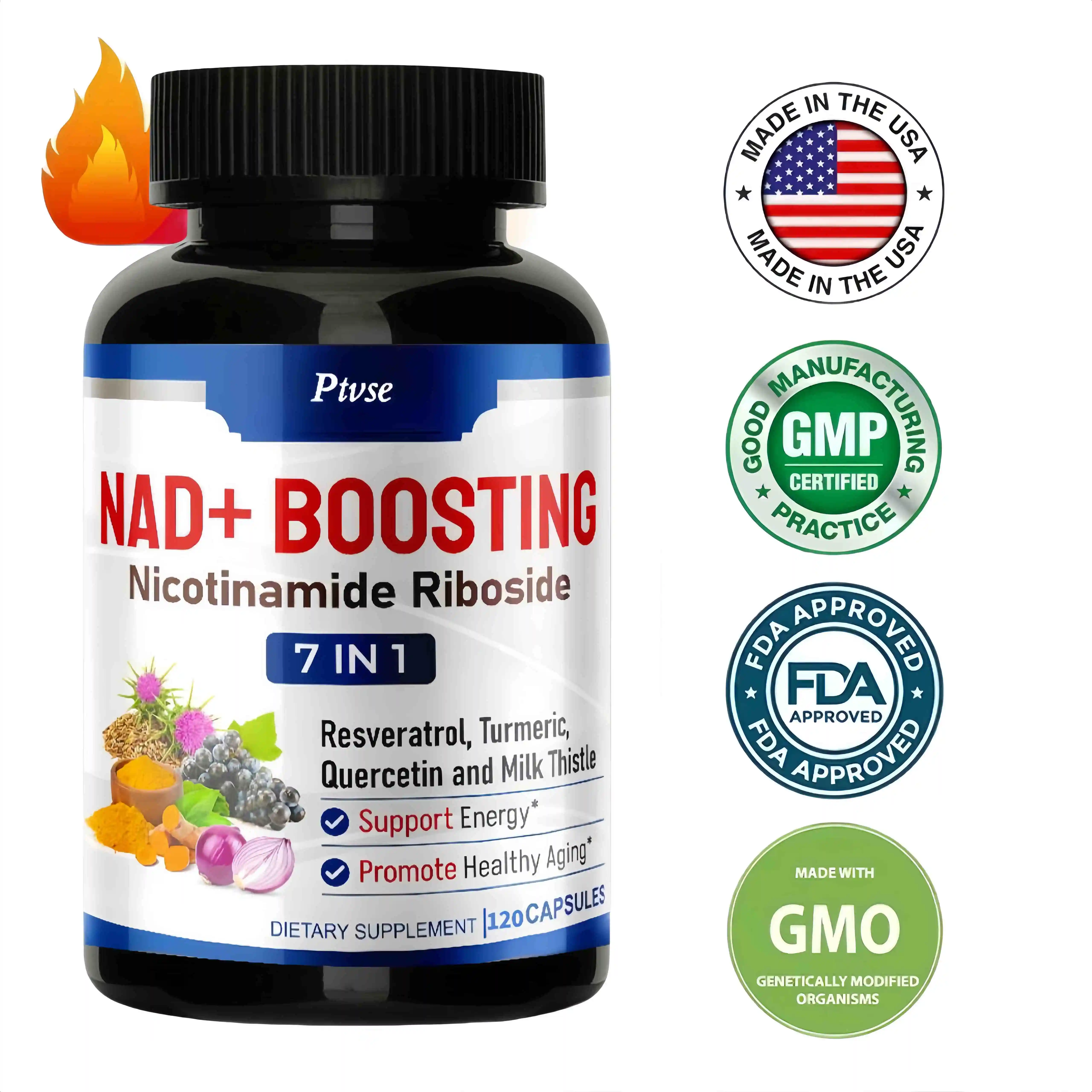 NAD+ Supplements Nicotinamide Riboside Alternative for Men&Women Anti Aging  Natural NAD+Booster for Longevity & Cellular Health