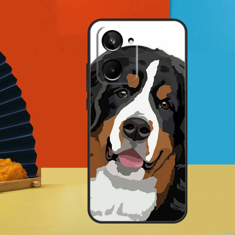 Bernese Mountain Dog For Realme 11 9 10 12 Pro Plus C55 C53 C51 C33 C31 C30 C25s C21Y C15 C11 GT3 GT Neo 5 Case