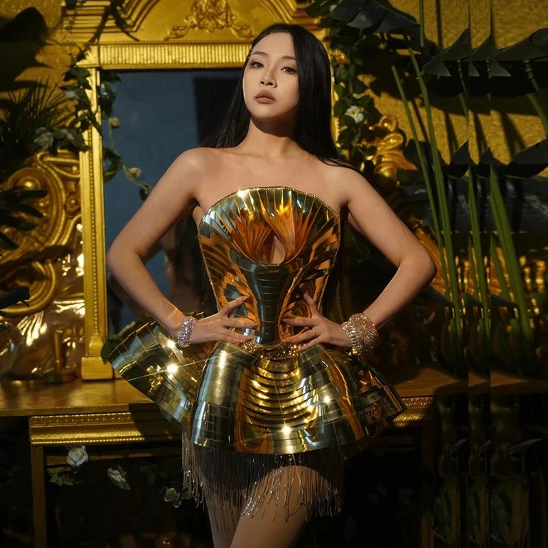 Fashion Gold Dress … - image