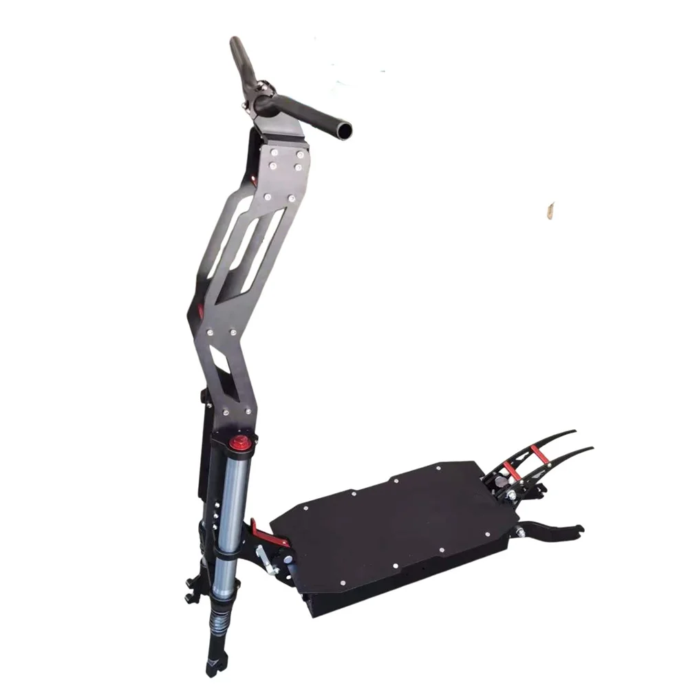 2024 New design Aluminum alloy material 11 inch 13 inch electric scooter body frame with hydraulic shock absorber