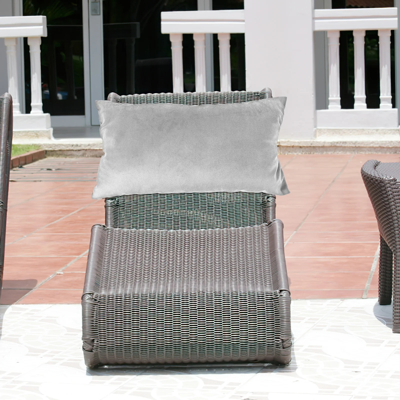 

Chair Headrest Pillow Adjustable Elastic Band for Home Office Recliner Lounge Neck Support Beach Chair Accessory