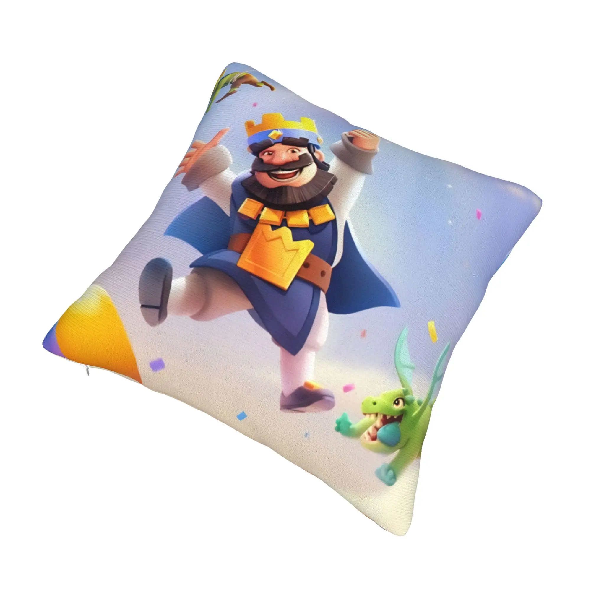 Clashes Game Royaleds المخدة الطباعة غطاء وسادة بوليستر الديكور كيس وسادة غطاء المنزل انغلق 40X40cm