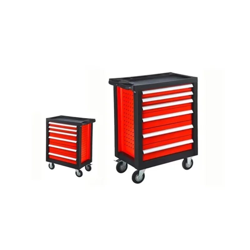 Tool Trolly for Car Repair Tool Box Cart with Wheels Tool Cabinet Tire Sockets Stock Trolly