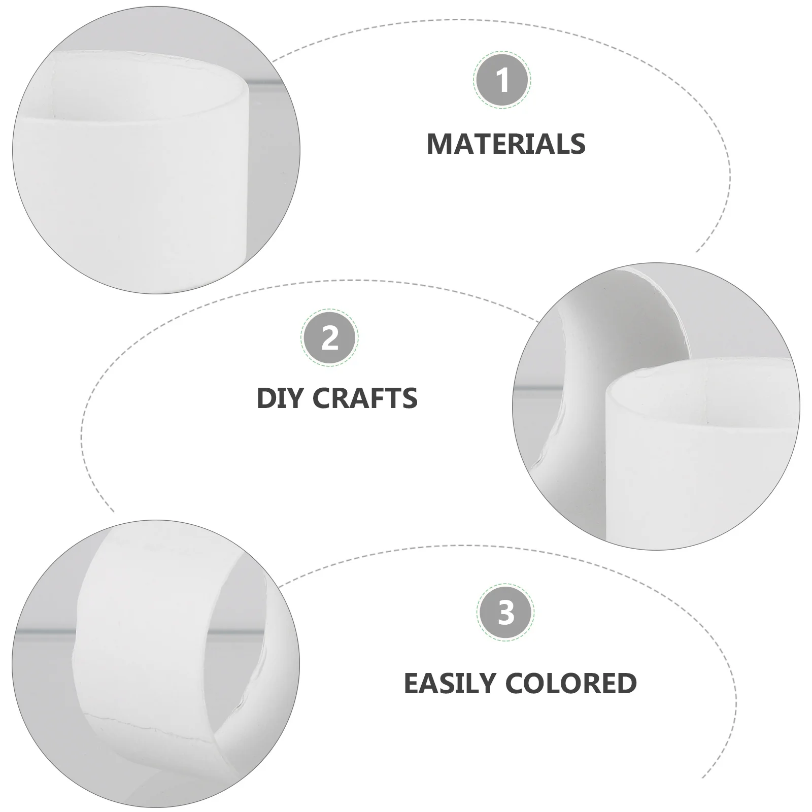 25 قطعة من أنابيب الورق، لفات يدوية للرسم، ملصقات الرسم، لوازم الحرف اليدوية، أنابيب الورق المقوى للمشروعات الفنية