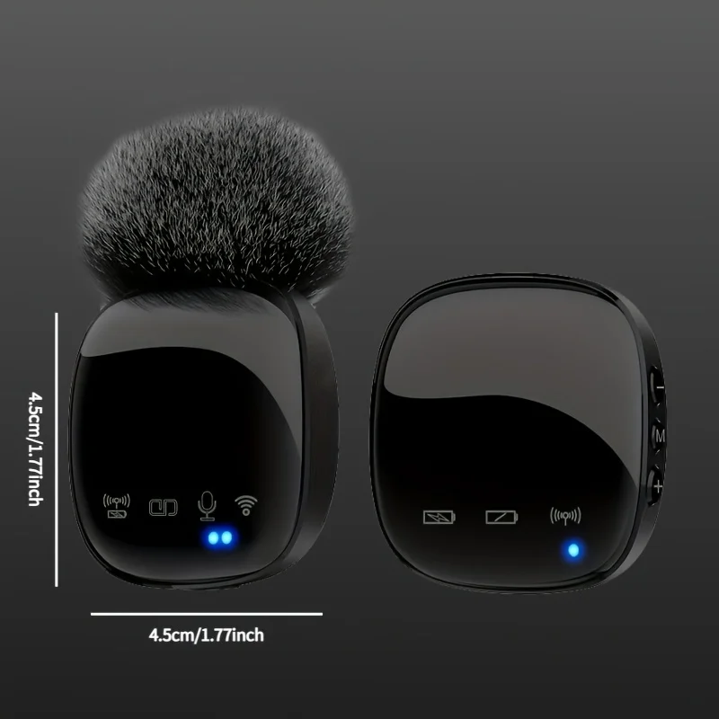 Live streaming microphone outdoor noise reductionwireless clip-on microphone mobilephone recordingmicrophone recording equipment view 2