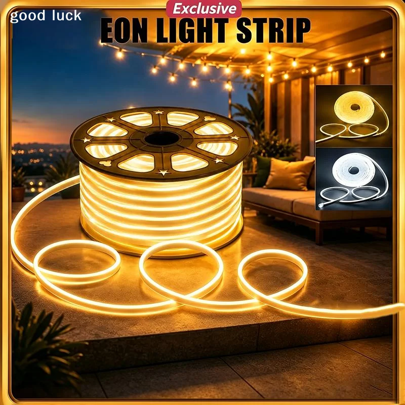 AnswerFlexible Silicone LED Strip Light Waterproof 220V Can Freely Cropped Length Ideal For Room And Bedroom Decor