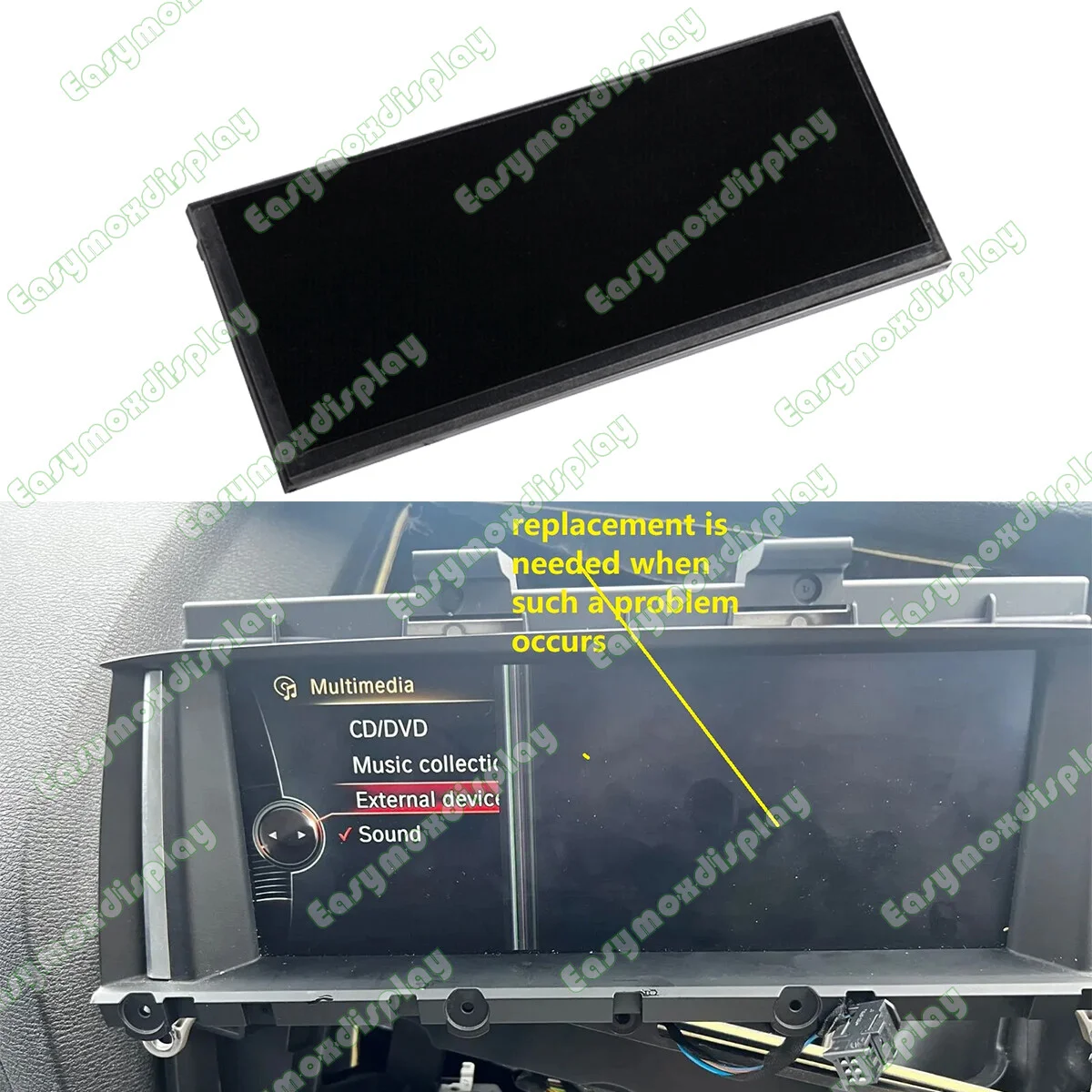 8.8 inch Navigation LCD Display Screen for BMW X3 F25 X4 F26 NBT EVO LQ088K5RZ05 ALPINE AL2566