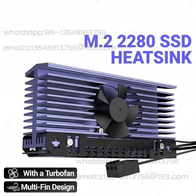 M.2 Glacier Love SSD Radiator Aluminum M2 Heat Sink Desktop Computer 2280 Hard Drive Vest Mute