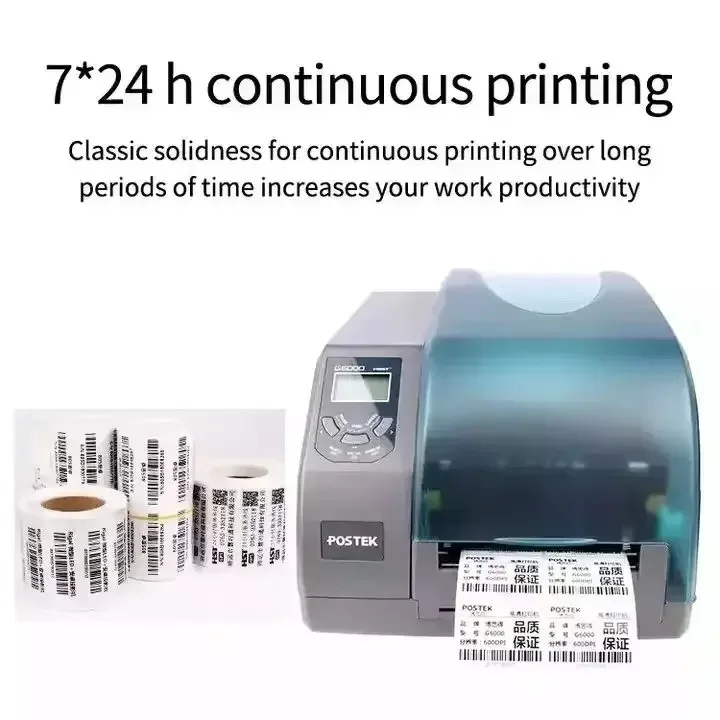 Unimes G2000 203dpi/G3000 300dpi Direct High Resolution Thermal Transfer Barcode Label Printer