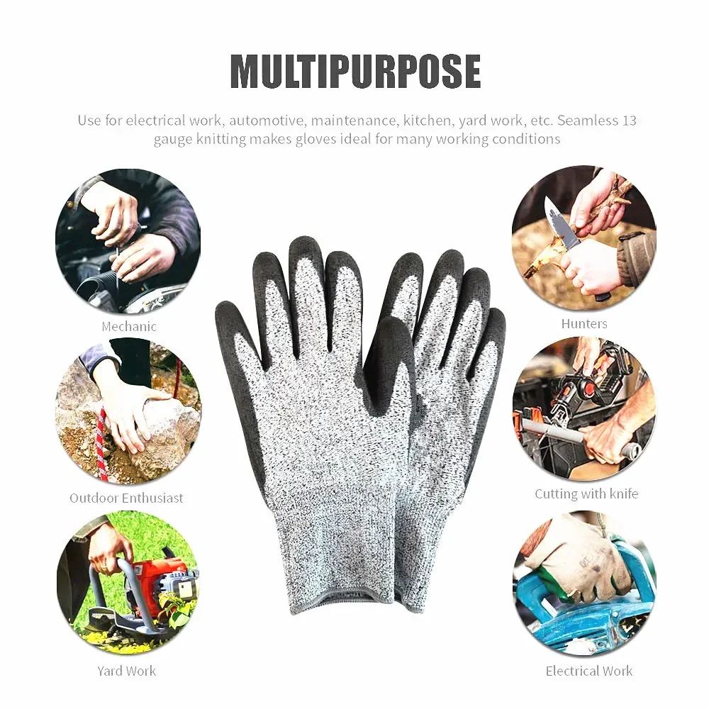 Cut-proof gloves, cut-proof, stab-proof and scratch-proof gloves for gardening work.