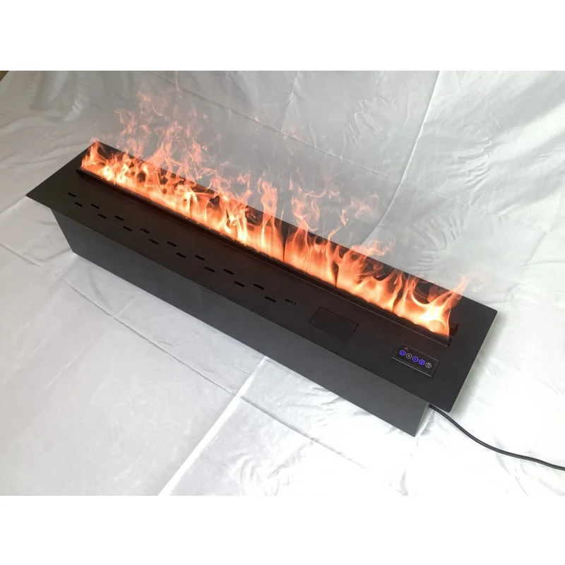 7 LED Flame Colors 3D Vapor Steam Fireplace Remote APP Control 50cm-300cm Indoor Ran Electric Power Source With Water Humidifier