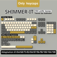 Italian Language Keycaps AZERTY Keycap QWERTZ PBT Keycaps XDA Profile ISO Layout  for Cherry MX Mechanical Keyboard