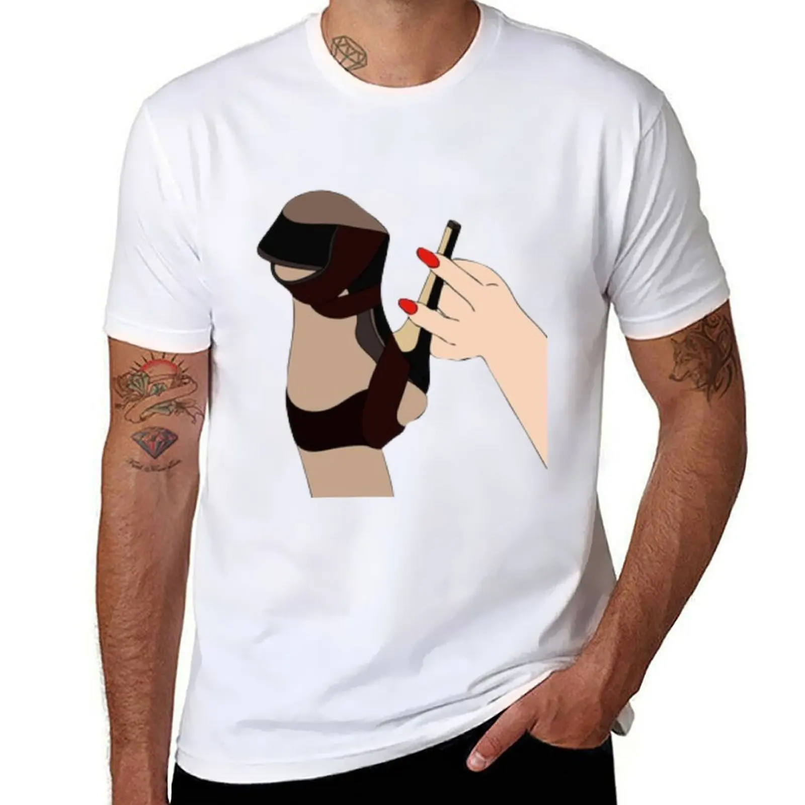 

feet worship T-Shirt t shirts cotton 100% t shirts for man cotton T-Shirt