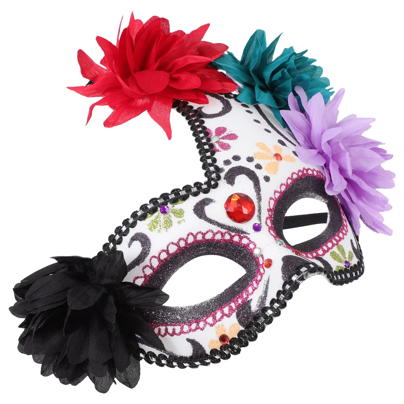 

Halloween Mask Ghost Plastic Accessory for Masquerade Party Cosplay Costume Creative Design Suitable Dress Bar Toy