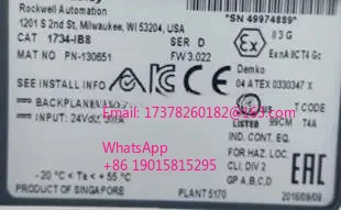 

1734-OE2C 1734-OE2V 1734-OE4C 1734-OV8E 1734-OW2 1734-OW4 NEW IN BOX