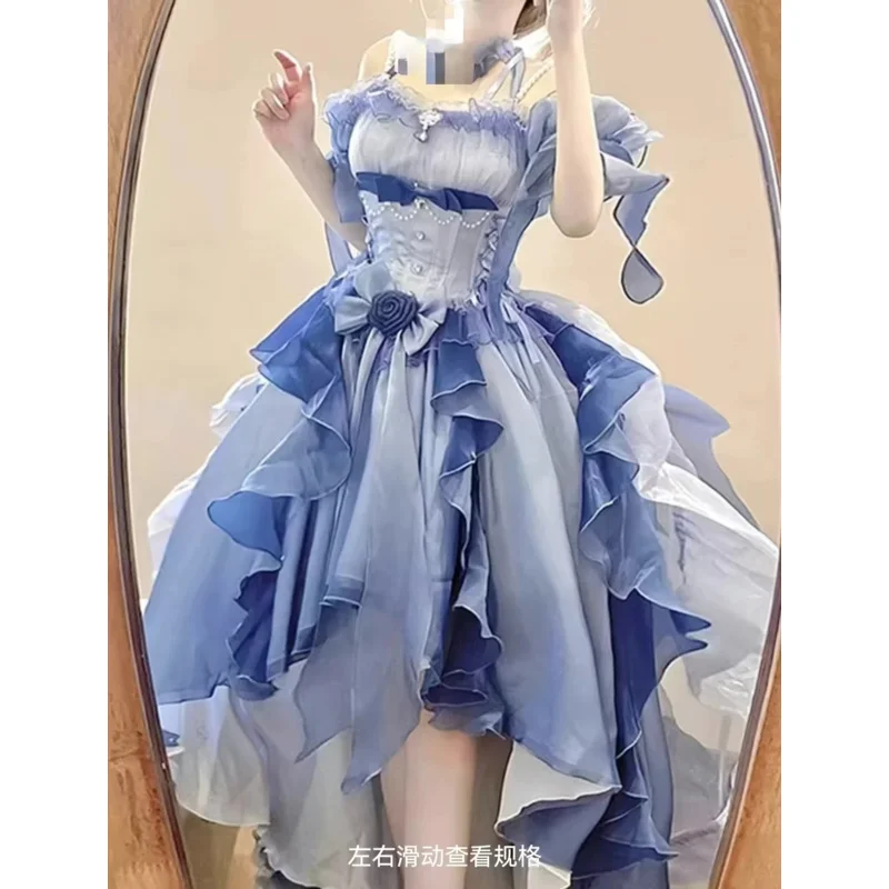 Abito Lolita Splendido set da principessa con coda soffice per l'industria pesante in stile straniero 2025