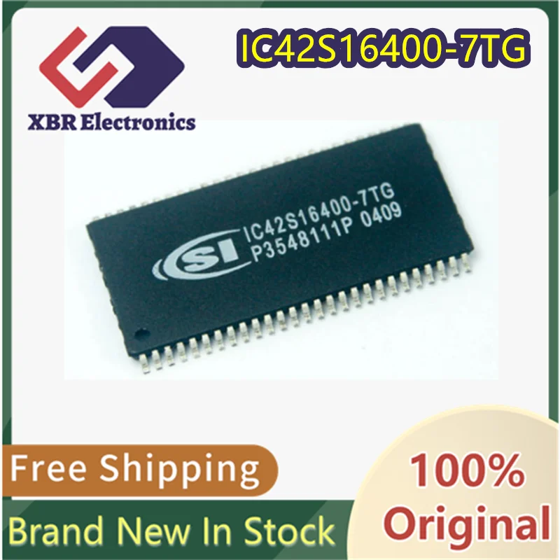 (8/20 pieces) IC42S16400-7TG IC42S16400 SMD TSOP memory, brand new, original, in stock, fast shipping.