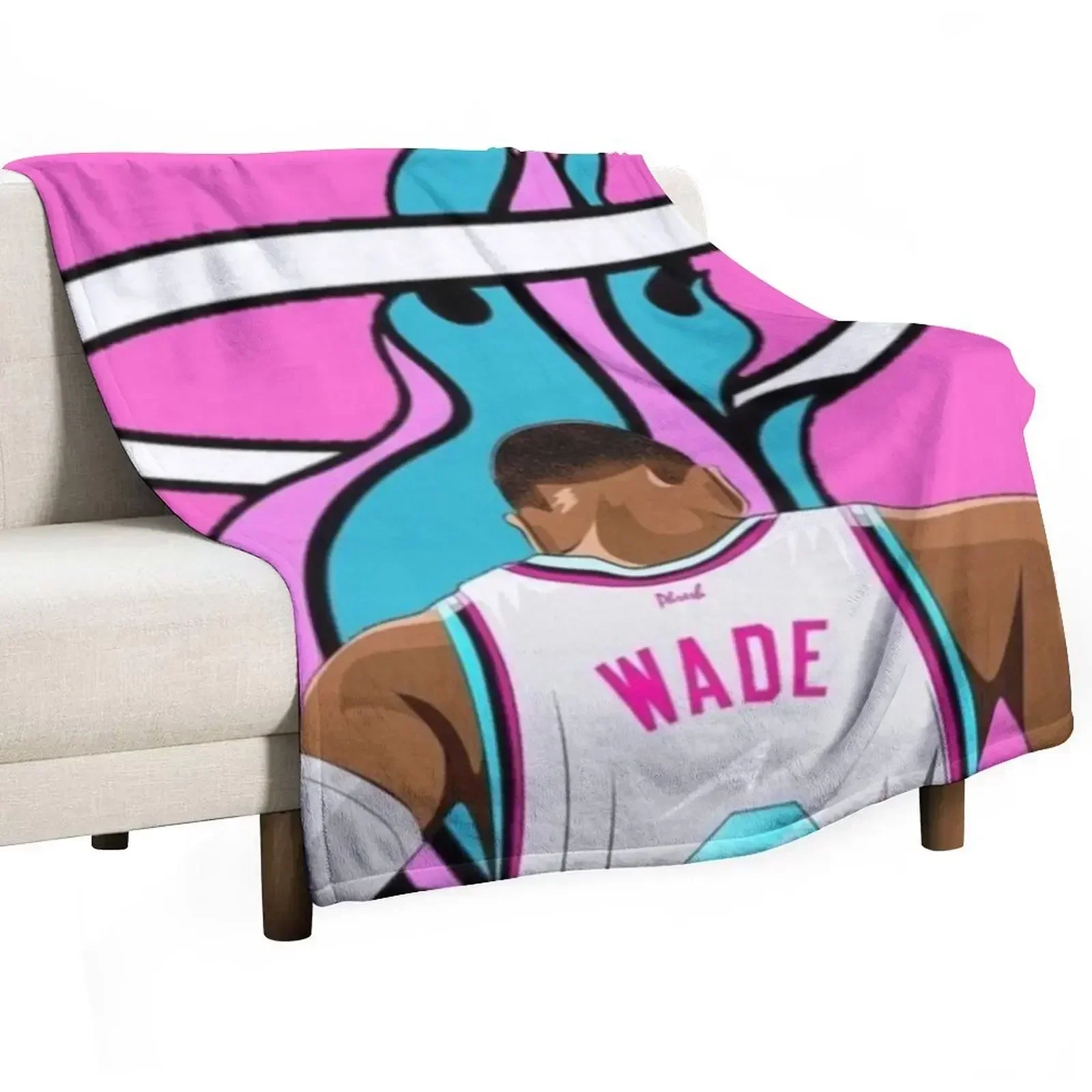 

Dwyane Wade Throw Blanket Moving Plaid Sleeping Bag valentine gift ideas Blankets