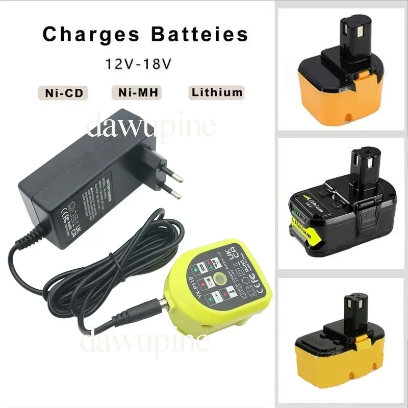 

Electric Power Tools Accessories Parts For Ryobi 12V 18V Li-ion Ni-MH Ni-CD Battery P107 P108 Charger Overcharge Protection