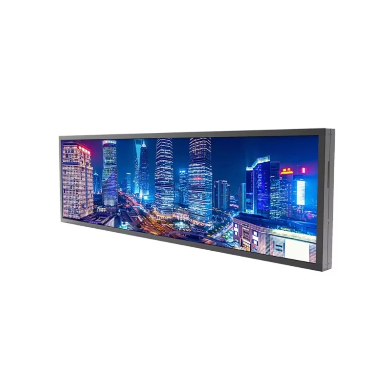 29-Inch bar display digital screen custom size advertising touch screen ultra-wide stretch bar LCD