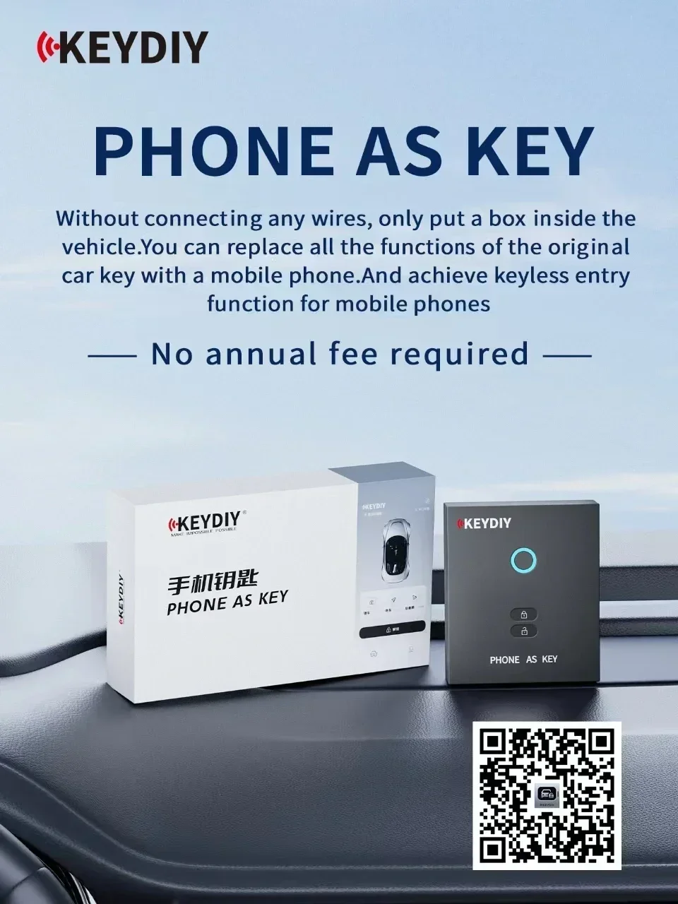 هاتف KEYDIY كمفتاح KD PhoneAsKey مع وظيفة الدخول بدون مفتاح KD بلوتوث مفتاح رقمي يدعم KD ZB TB مفتاح ذكي