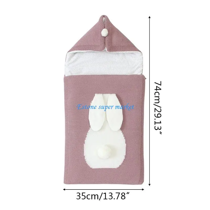 090b bebê com capuz zíper carrinho footmuff saco dormir envelopes malha outono inverno saco dormir infantil swaddle