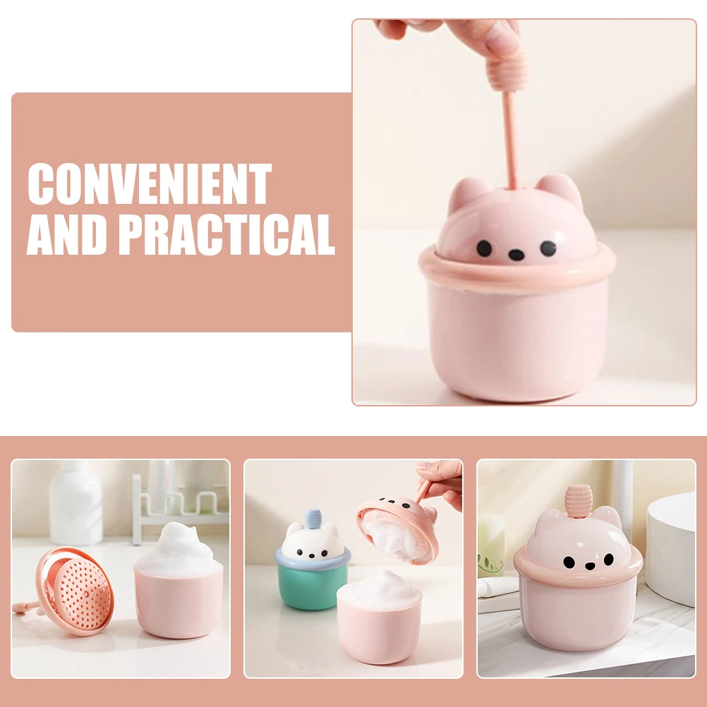 

Bear Foams Cup Foam Bottle Pump Face Wash Face Wash Foam Maker Maker Green Bath Dispenser Portable Bubble