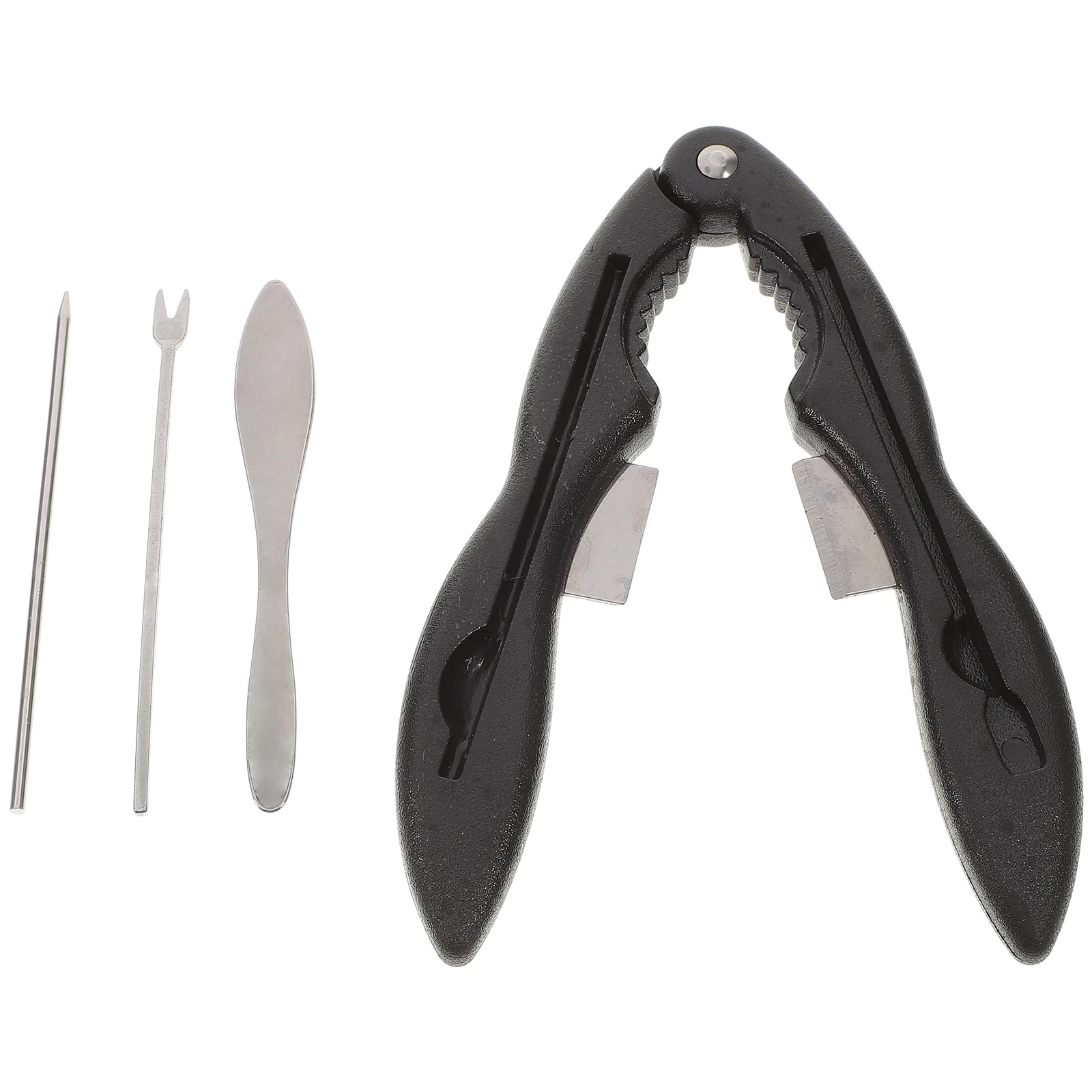 

Crab Eating Tools Stainless Steel Kitchen Gadgets Crackers Detachable Lobster Black Seafood Party Supplies Utensils Set Claw