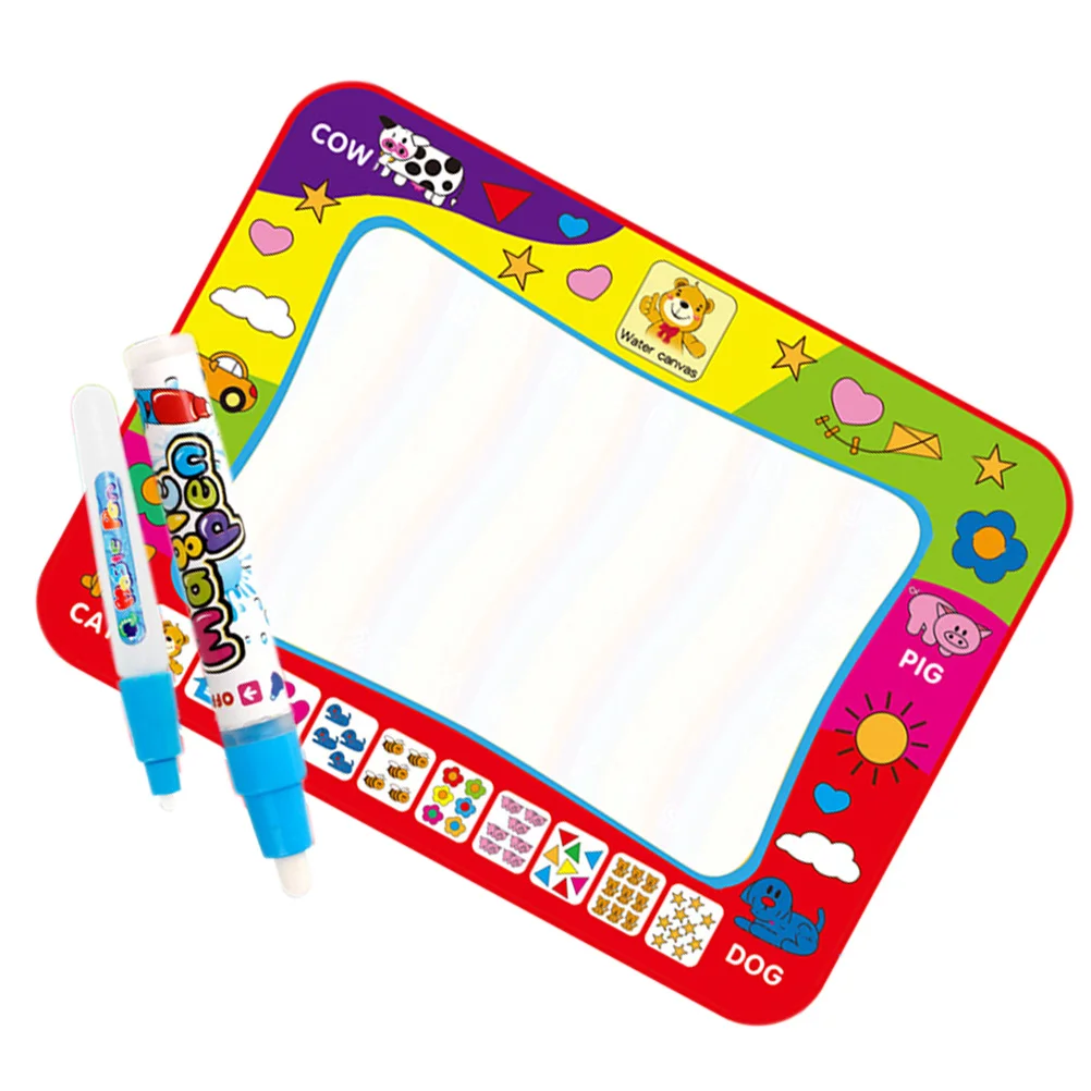 

Water Canvas Painting Blanket Kids Toy Drawing Cloth Doodle Mat Board Toddler Graffiti Writing Fabric Sewing