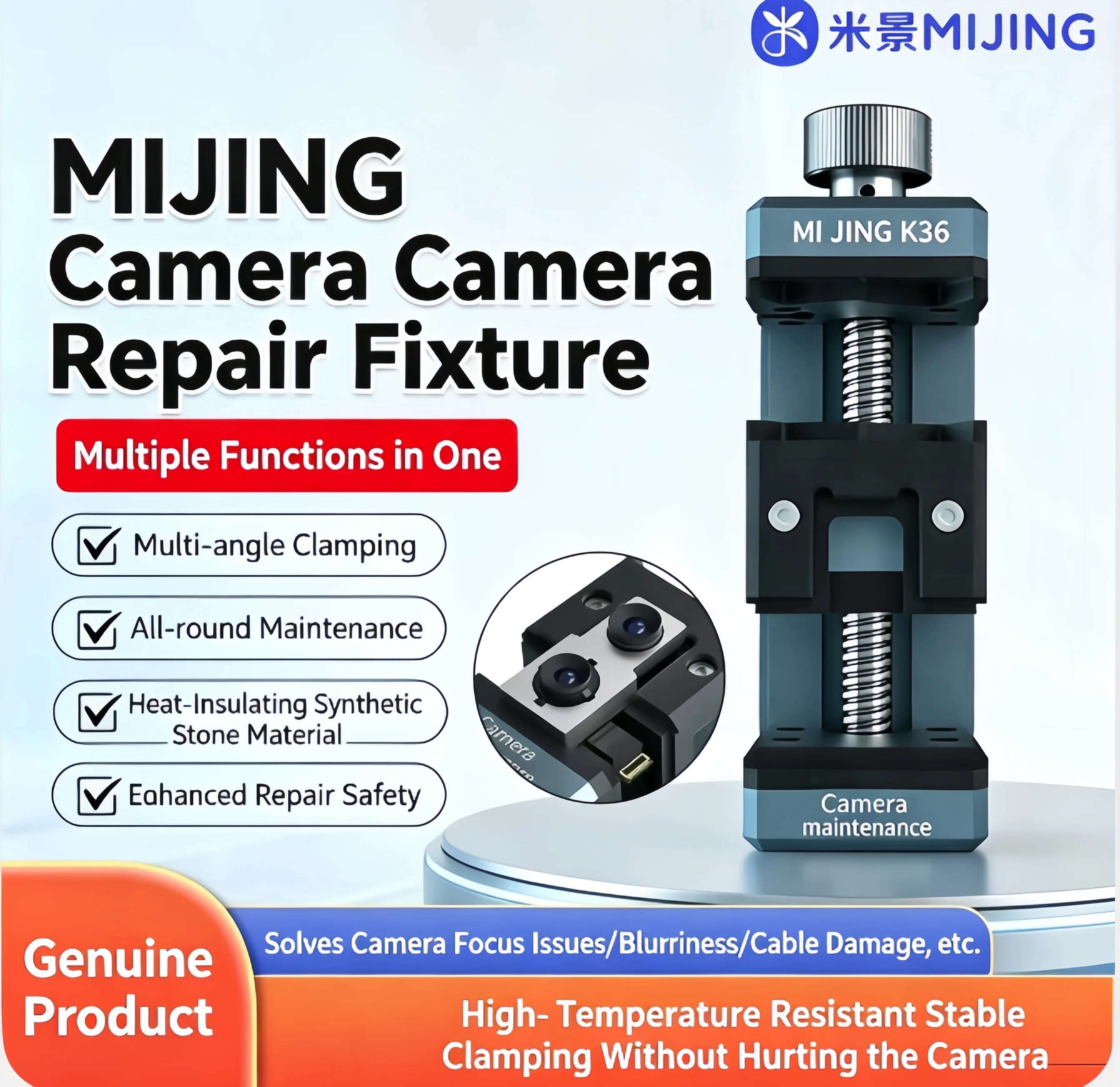MiJing K36 Camera Repair Fixture Is Used for Mobile Phone Camera Desoldering and Welding Repair Multi-angle Fixing Fixture Tool