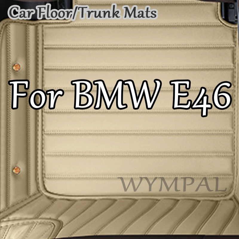 

Роскошные автомобильные коврики на заказ для BMW E46 1998 1999 2000 2001 2002 2003 Авто Роскошные кожаные мужские и женские автомобильные коврики полные