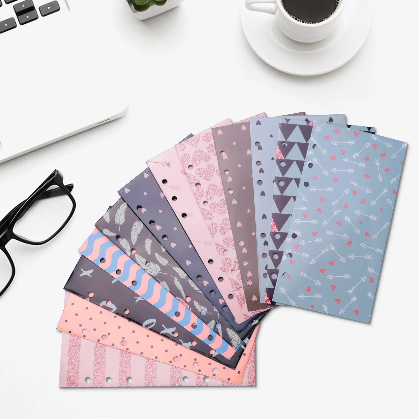 A56K 12 Packs Budget Envelopes Laminated Cash Envelope for Budgeting and Saving Money Waterproof Finance Keeper Organizer