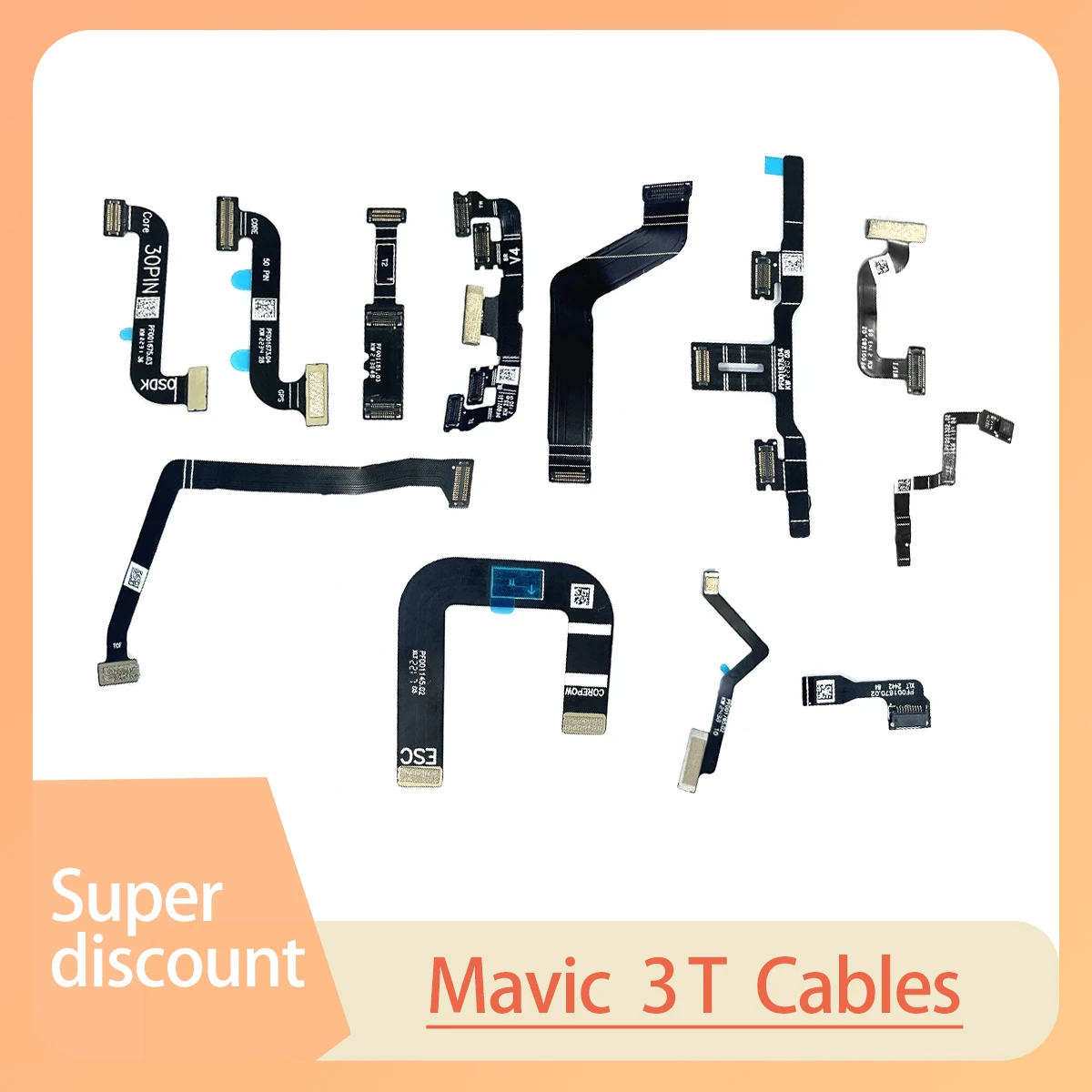 جسم الطائرة بدون طيار Mavic3t/3 الأصلي GPS ESC SDK مع كابل مرن TOF مناسب لسلسلة DJI Mavic3
